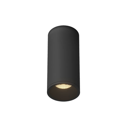 Lorna LED Flush Mount Ceiling Light in Black (14W/3.25-Inch).