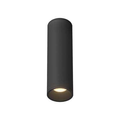 Lorna LED Flush Mount Ceiling Light in Black (18W/3.25-Inch).