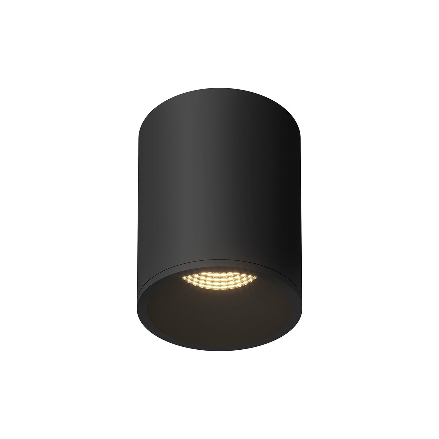Lorna LED Flush Mount Ceiling Light in Black (18W/4.38-Inch).