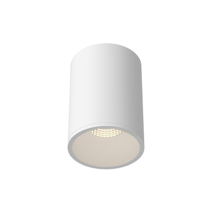 Lorna LED Flush Mount Ceiling Light in White (18W/4.38-Inch).