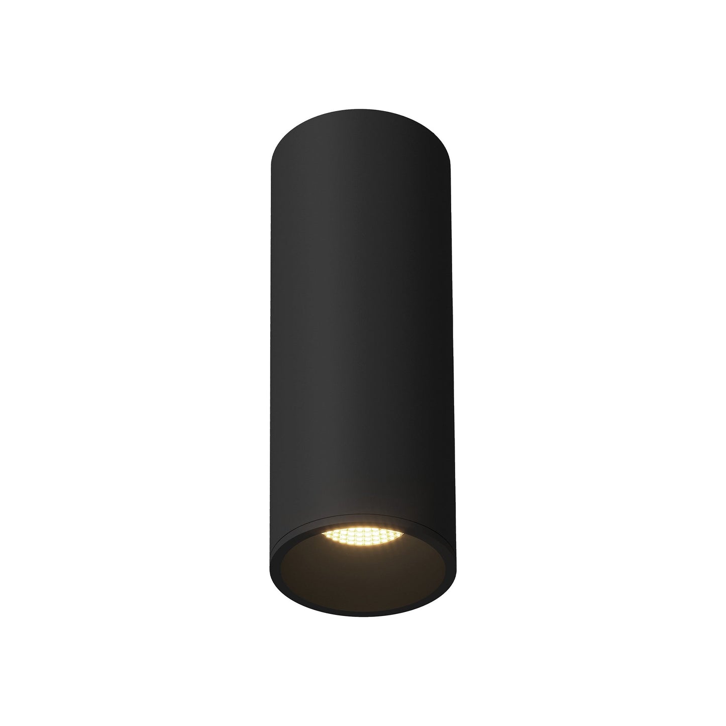 Lorna LED Flush Mount Ceiling Light in Black (24W/4.38-Inch).