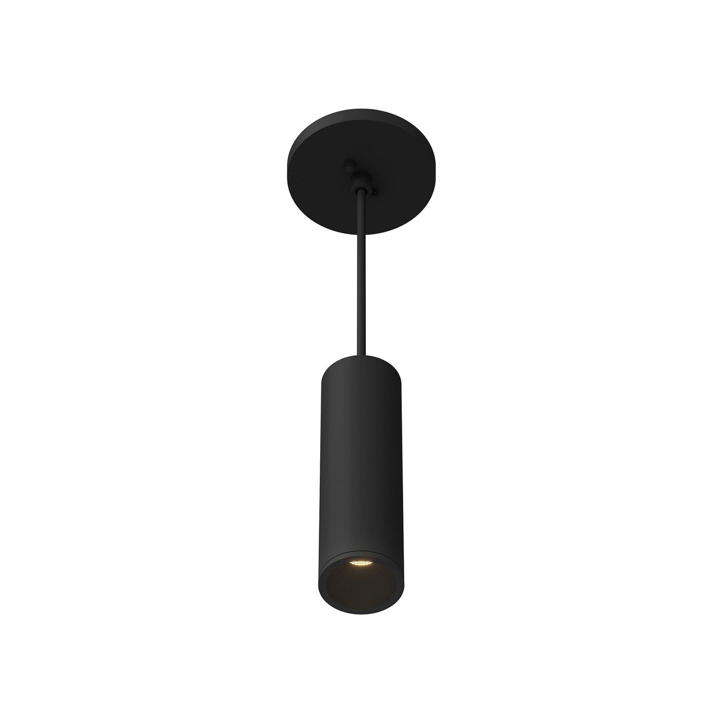 Lorna LED Pendant Light in Black (10W/2.25-Inch).