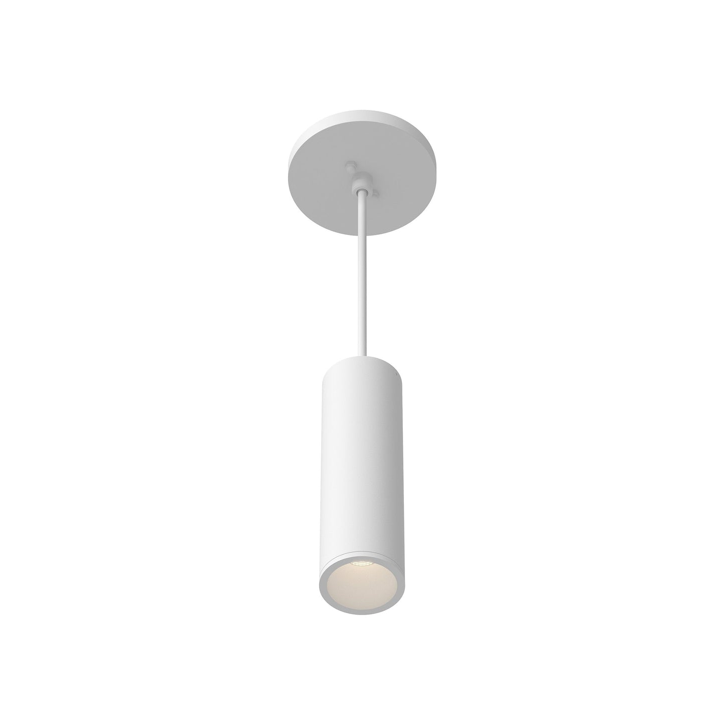 Lorna LED Pendant Light in White (10W/2.25-Inch).