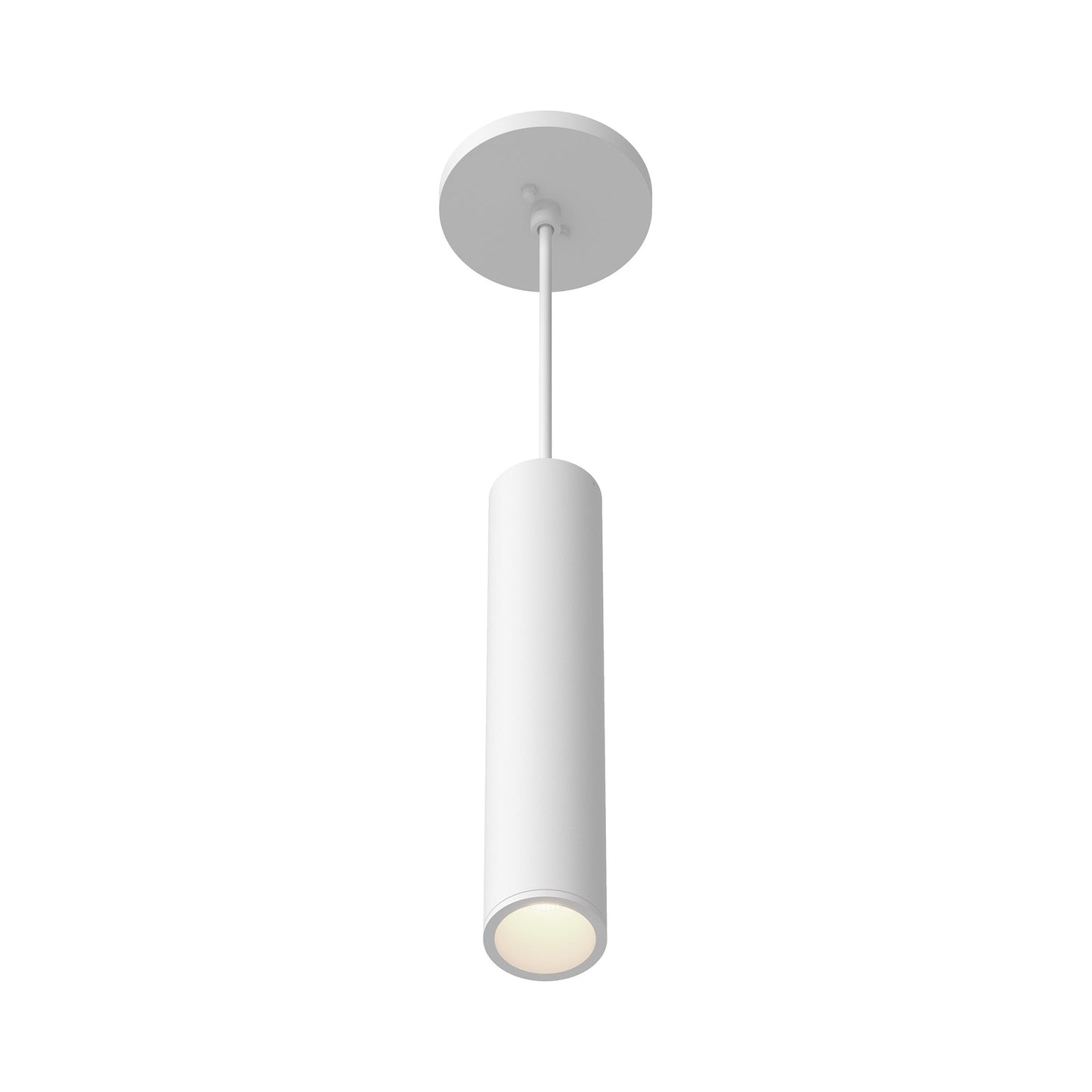 Lorna LED Pendant Light in White (12W/2.25-Inch).