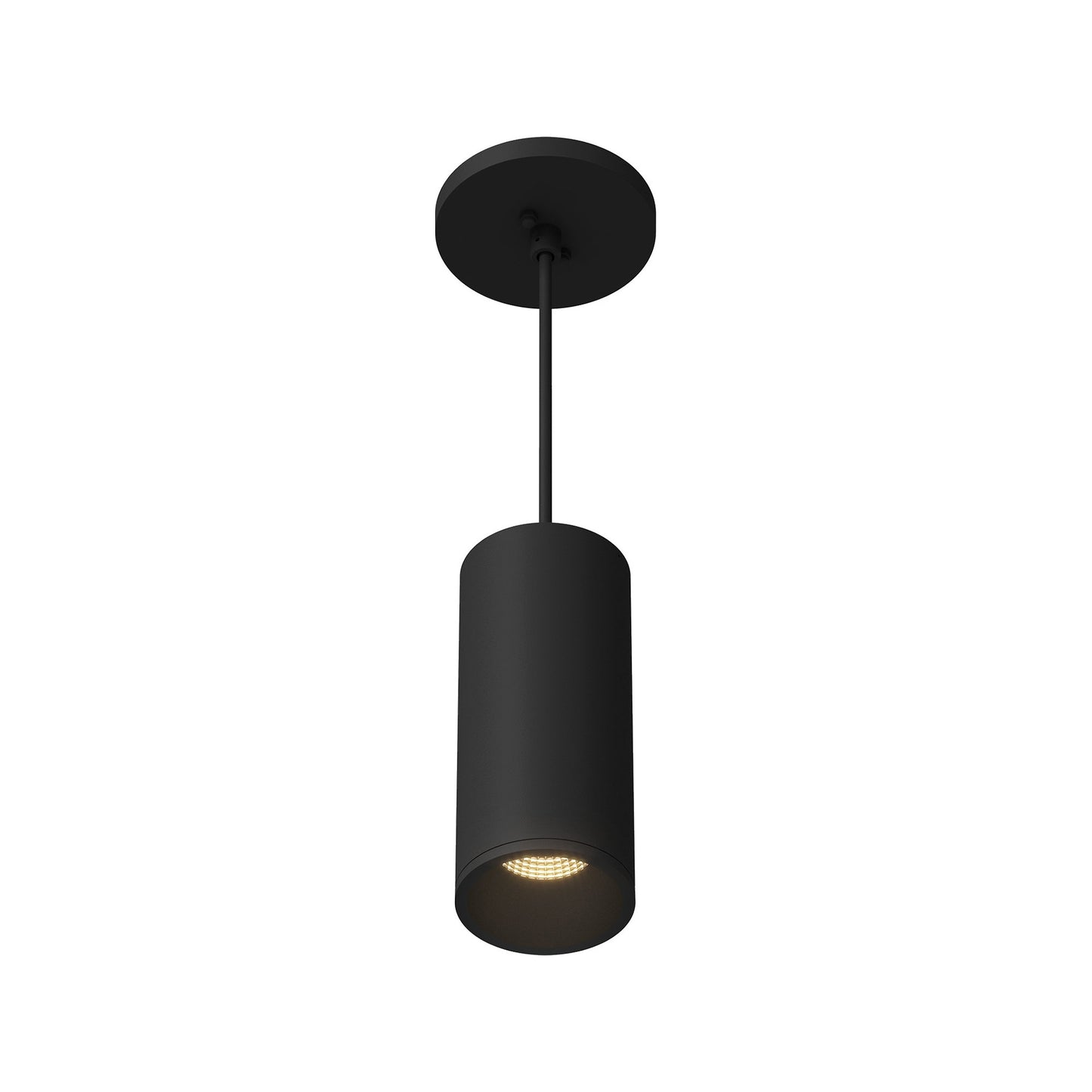 Lorna LED Pendant Light in Black (14W/3.25-Inch).