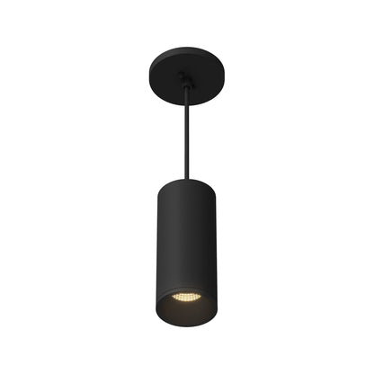 Lorna LED Pendant Light in Black (14W/3.25-Inch).