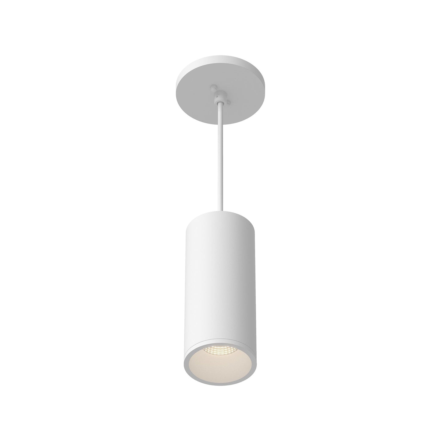 Lorna LED Pendant Light in White (14W/3.25-Inch).
