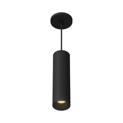 Lorna LED Pendant Light in Black (18W/3.25-Inch).