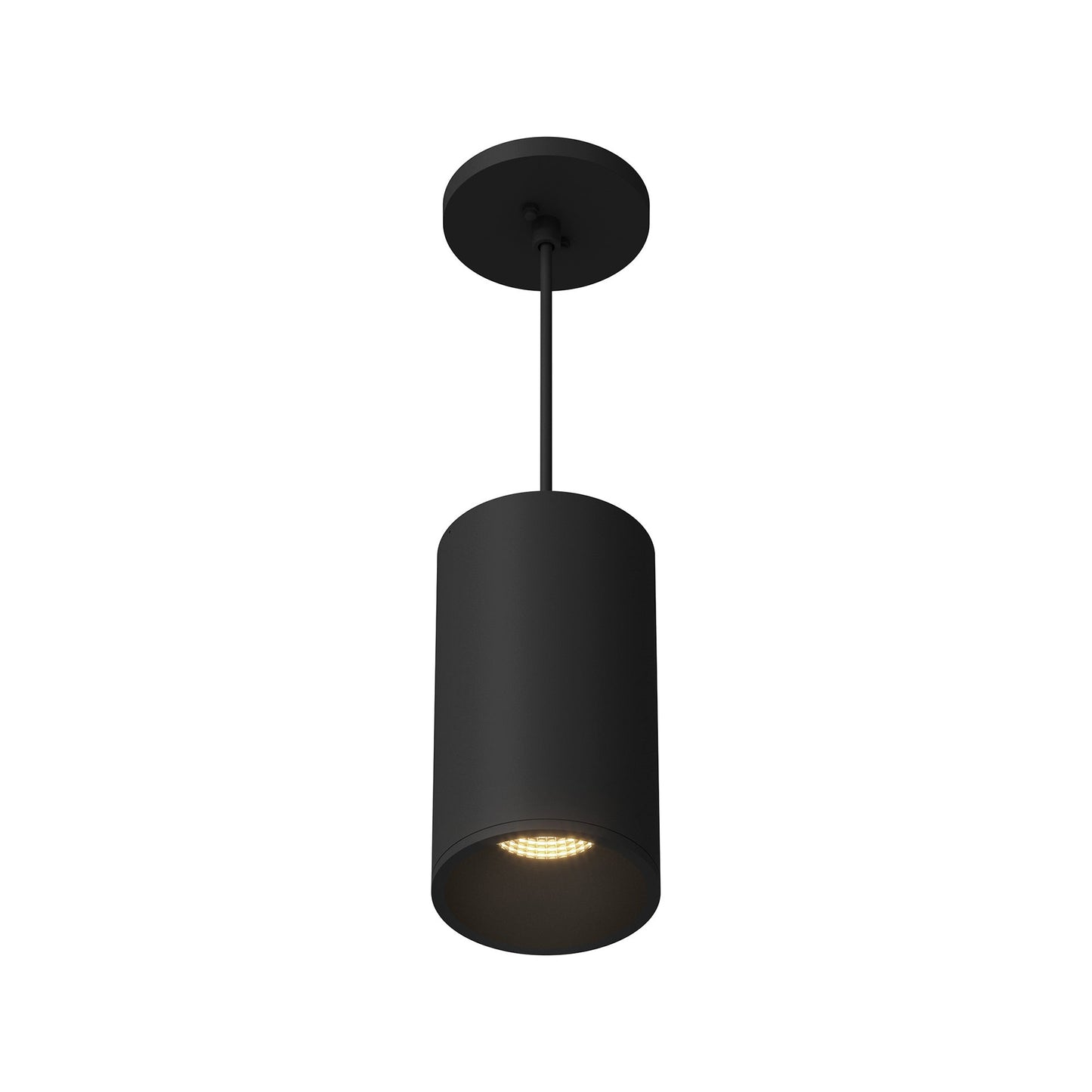 Lorna LED Pendant Light in Black (20W/4.38-Inch).
