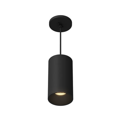 Lorna LED Pendant Light in Black (20W/4.38-Inch).