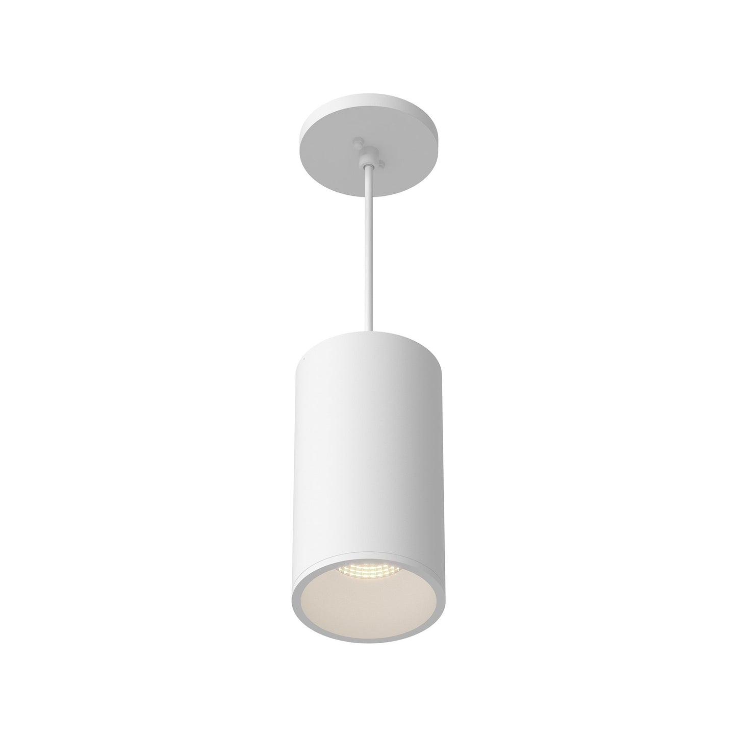 Lorna LED Pendant Light in White (20W/4.38-Inch).