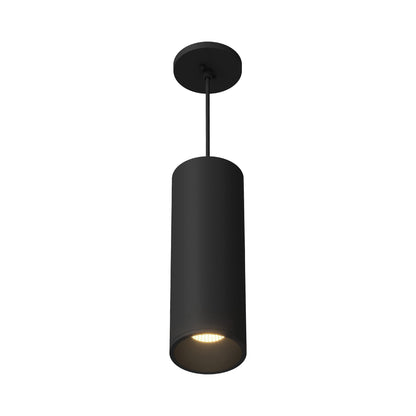 Lorna LED Pendant Light in Black (24W/4.38-Inch).