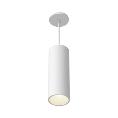 Lorna LED Pendant Light in White (24W/4.38-Inch).
