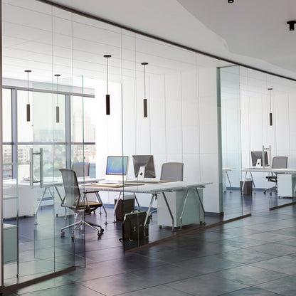 Lorna LED Pendant Light in office.