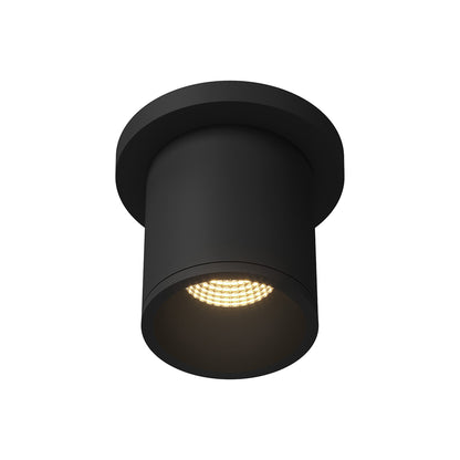 Lorna LED Surface Mount Ceiling Light in Black (10W/3.25-Inch).