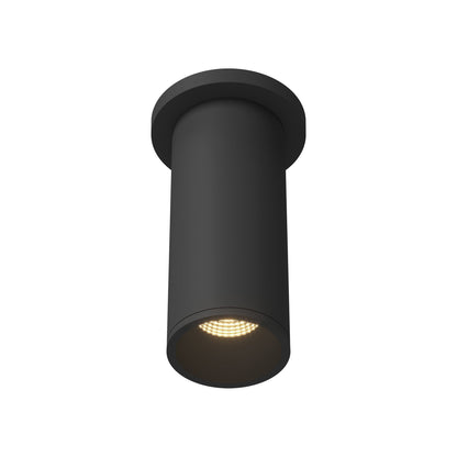 Lorna LED Surface Mount Ceiling Light in Black (14W/3.25-Inch).