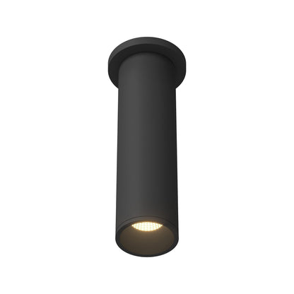 Lorna LED Surface Mount Ceiling Light in Black (18W/3.25-Inch).