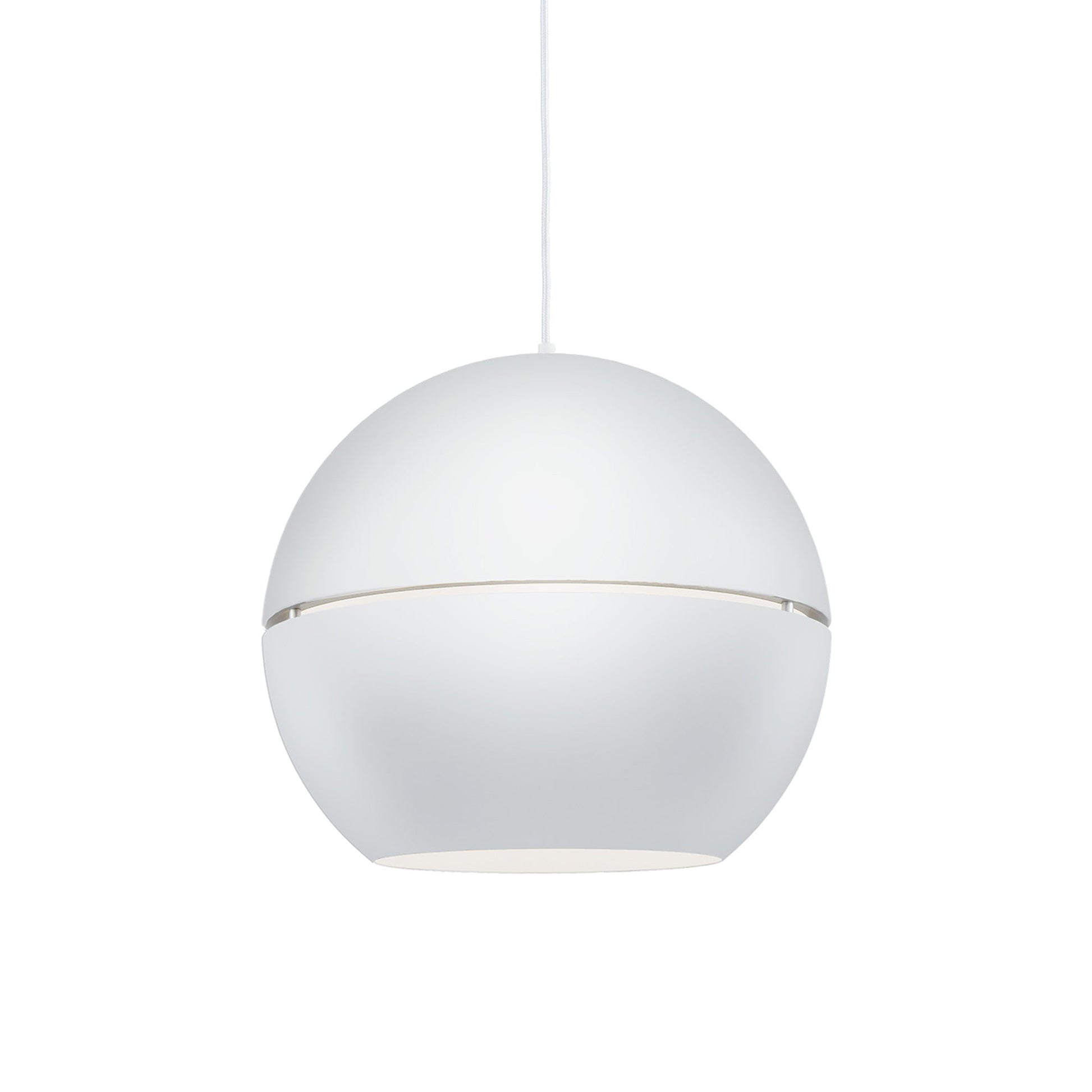 Lucas Pendant Light in White (Large).