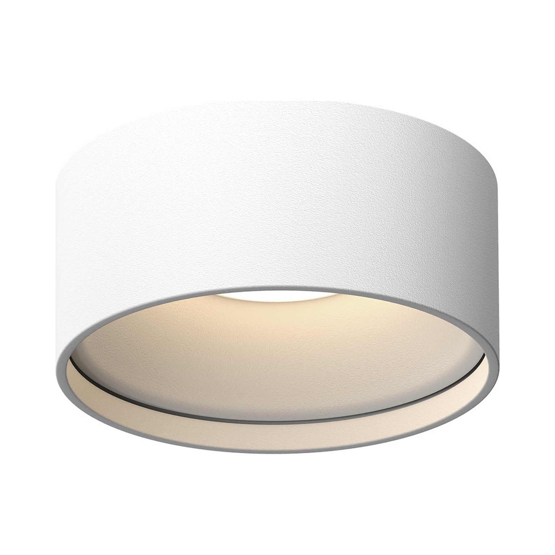 Lucci LED Flush Mount Ceiling Light in White.