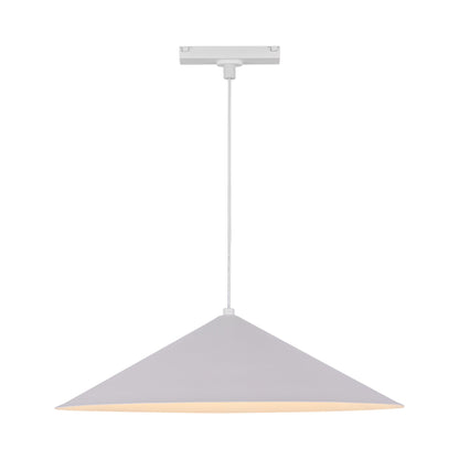 Luiz LED Track Pendant Light in White.