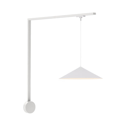 Luiz Trilo Track LED Wall Light in White.