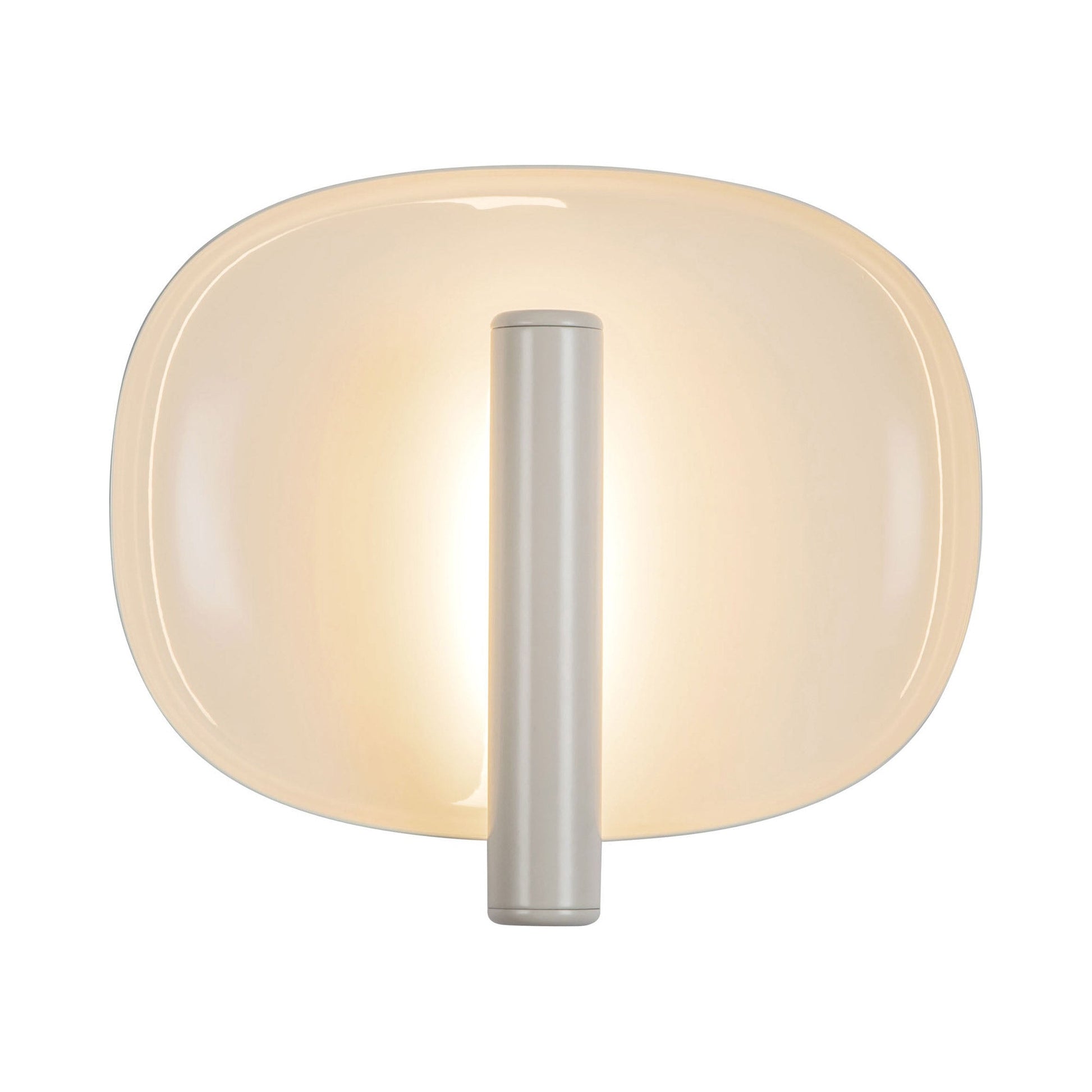 Lustre LED Wall Light in Pearl White.