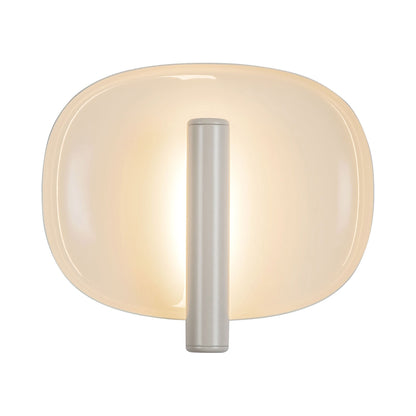 Lustre LED Wall Light in Pearl White.