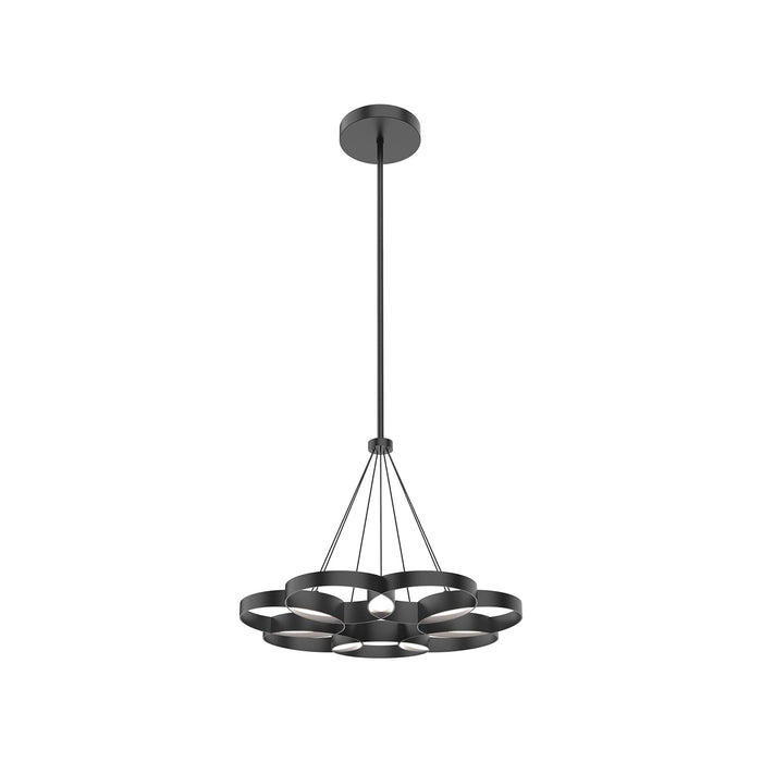 Maestro LED Chandelier in Black (Small).