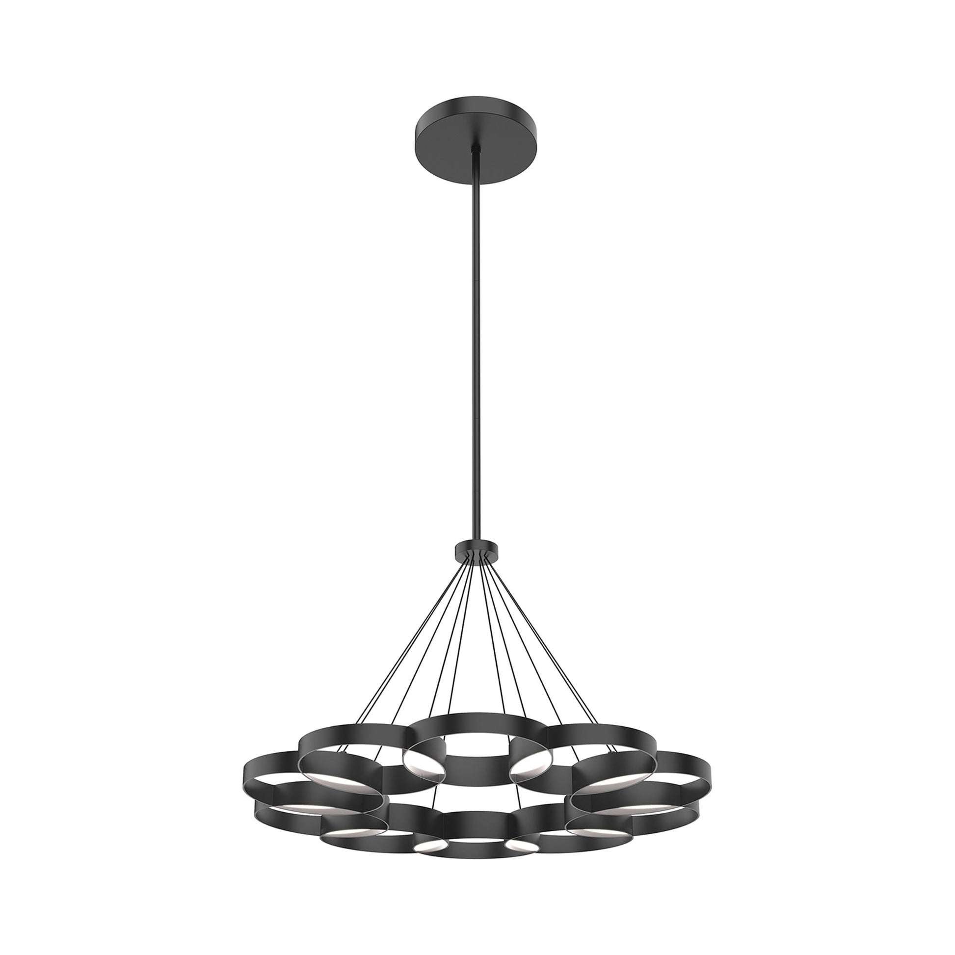 Maestro LED Chandelier in Black (Large).