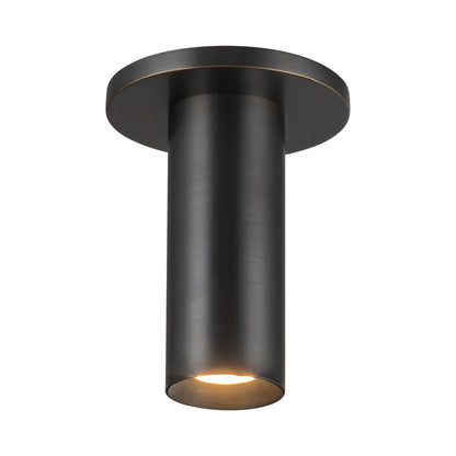 Mason LED Semi-Flush Mount Ceiling Light in Urban Bronze.