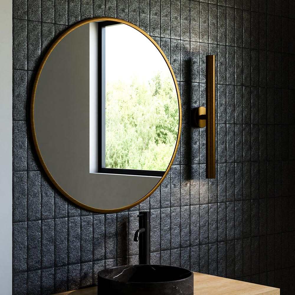 Mason LED Wall Light in bathroom.