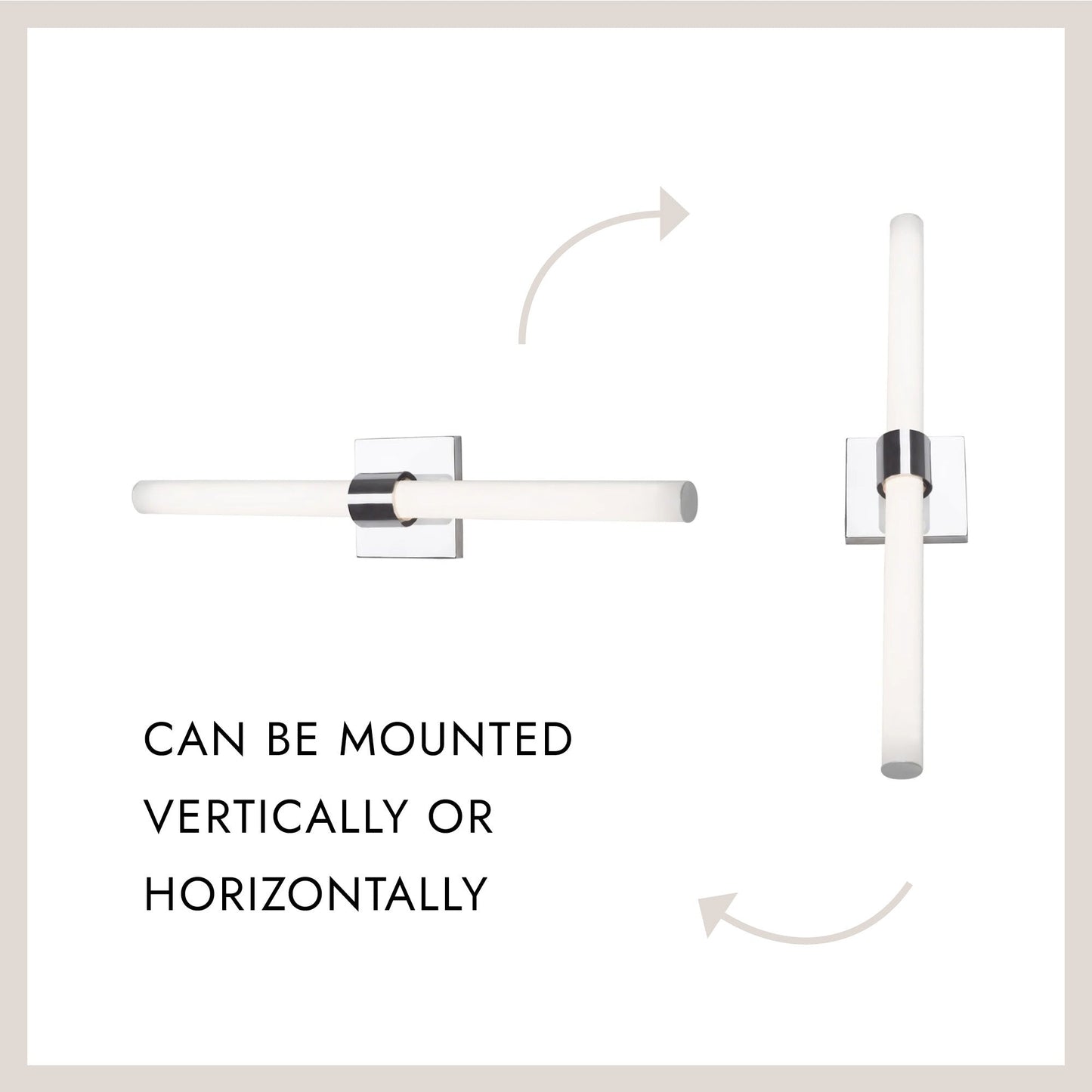 Mendocino LED Bath Vanity Wall Light in Detail.