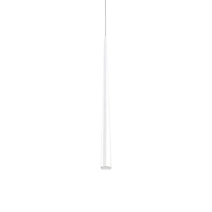 Mina LED Pendant Light in White (36-Inch).
