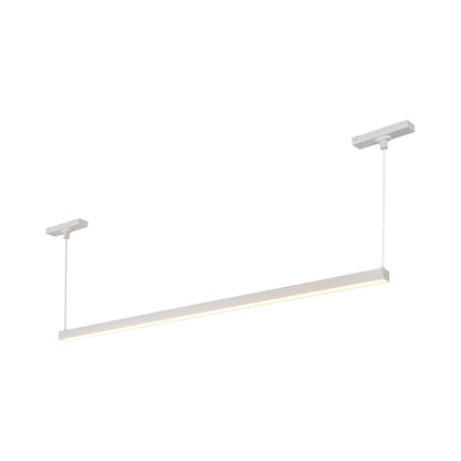 Mira Trilo Track Linear LED Pendant Light in White (33.13-Inch).