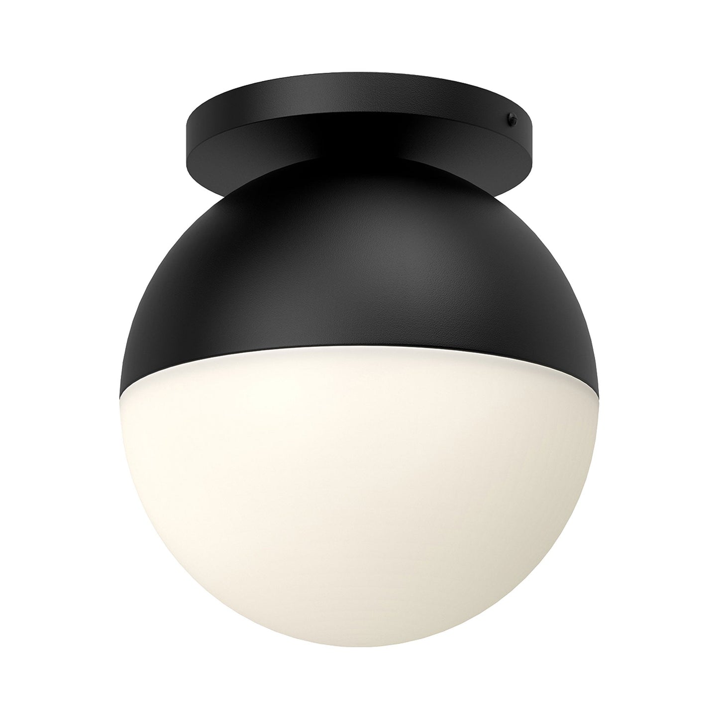 Monae Flush Mount Ceiling Light in Black (Large).