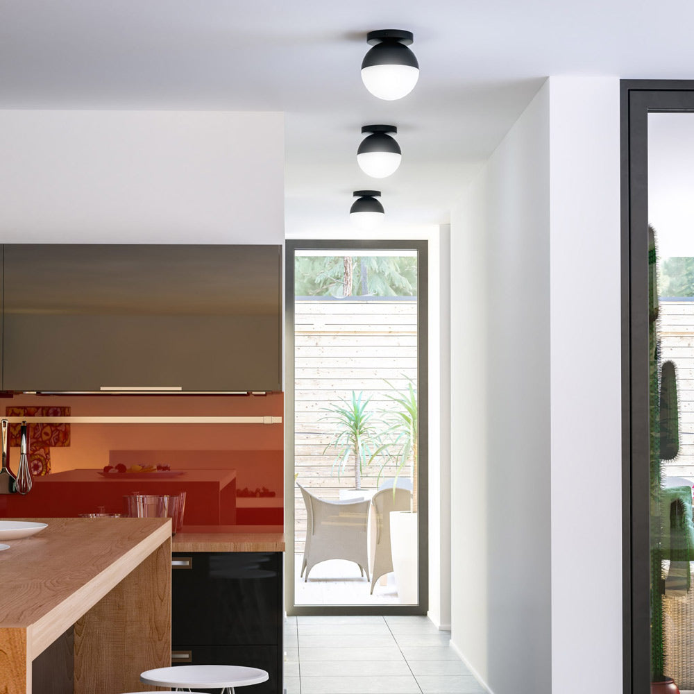 Monae Flush Mount Ceiling Light in kitchen.