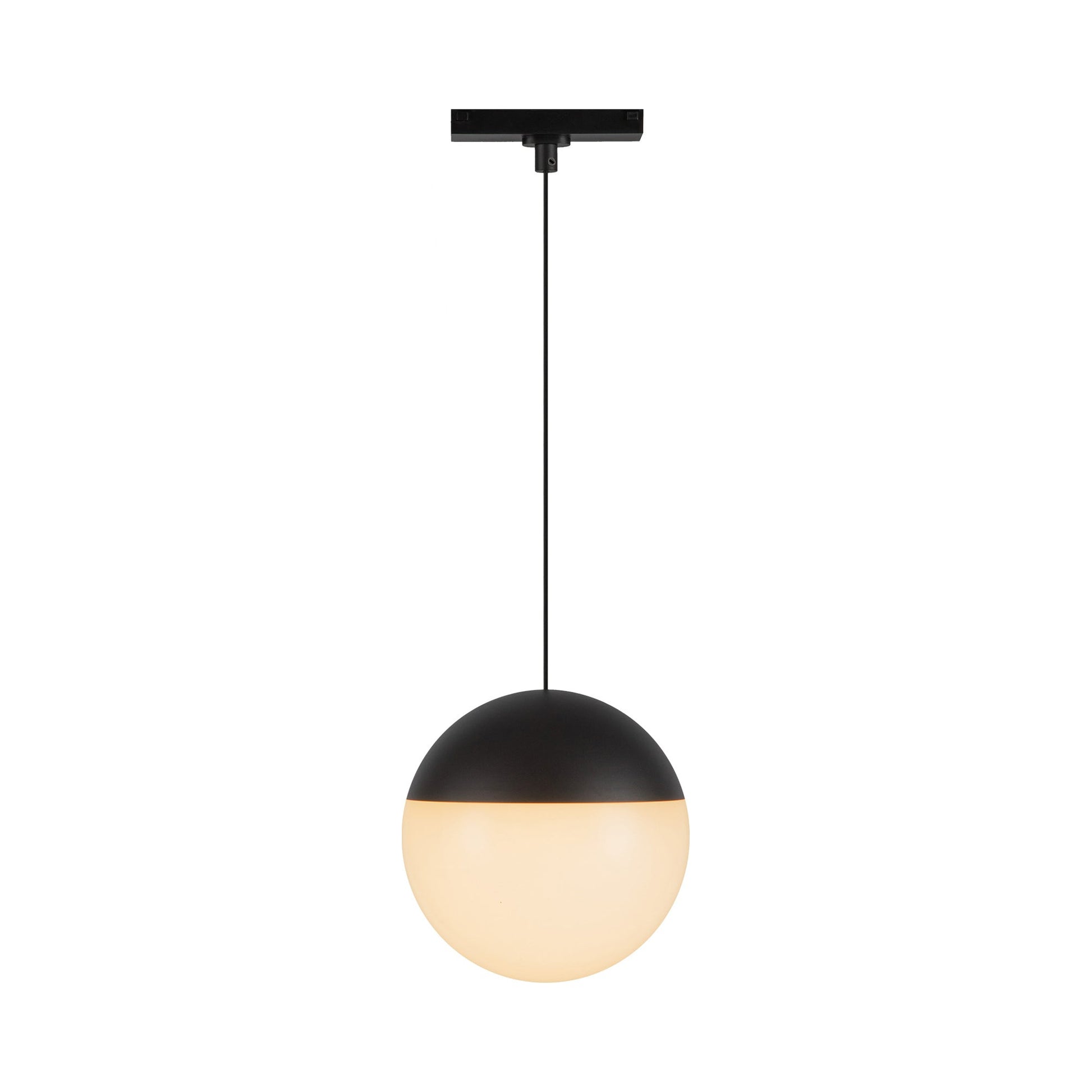 Monae Trilo Track LED Pendant Light in Black.