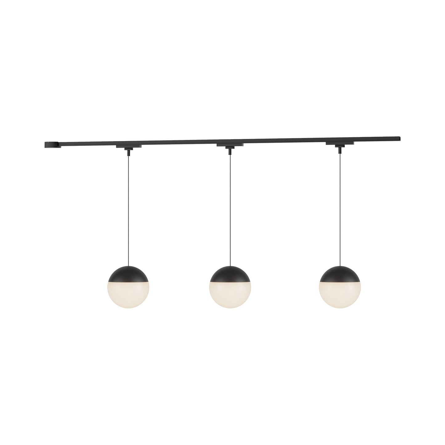 Monae Trilo Track Multi Light LED Pendant Light in Black.