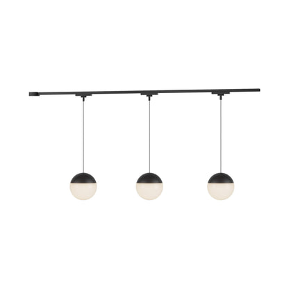 Monae Trilo Track Multi Light LED Pendant Light in Black.