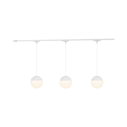 Monae Trilo Track Multi Light LED Pendant Light in White.