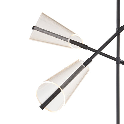 Mulberry LED Chandelier in Detail.