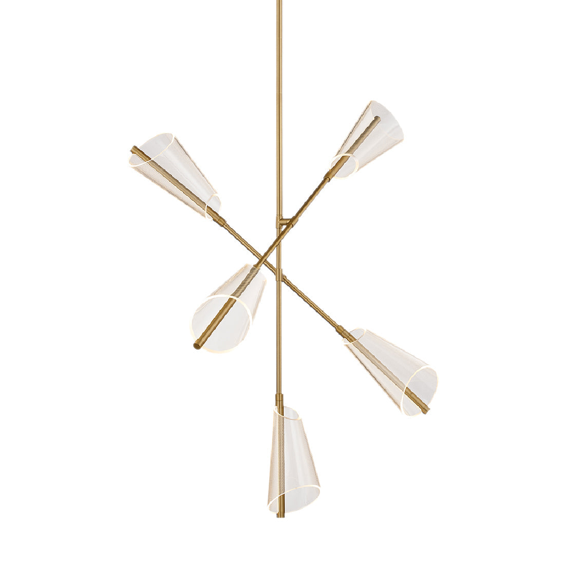 Mulberry LED Chandelier in Detail.