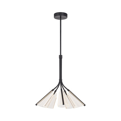 Mulberry LED Pendant Light in Black (5-Light).