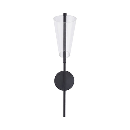 Mulberry LED Wall Light in Black (1-Light).