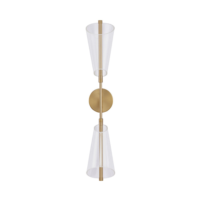 Mulberry LED Wall Light in Brushed Gold (2-Light).