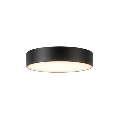 Musa LED Flush Mount Ceiling Light in Black (6.38-Inch).