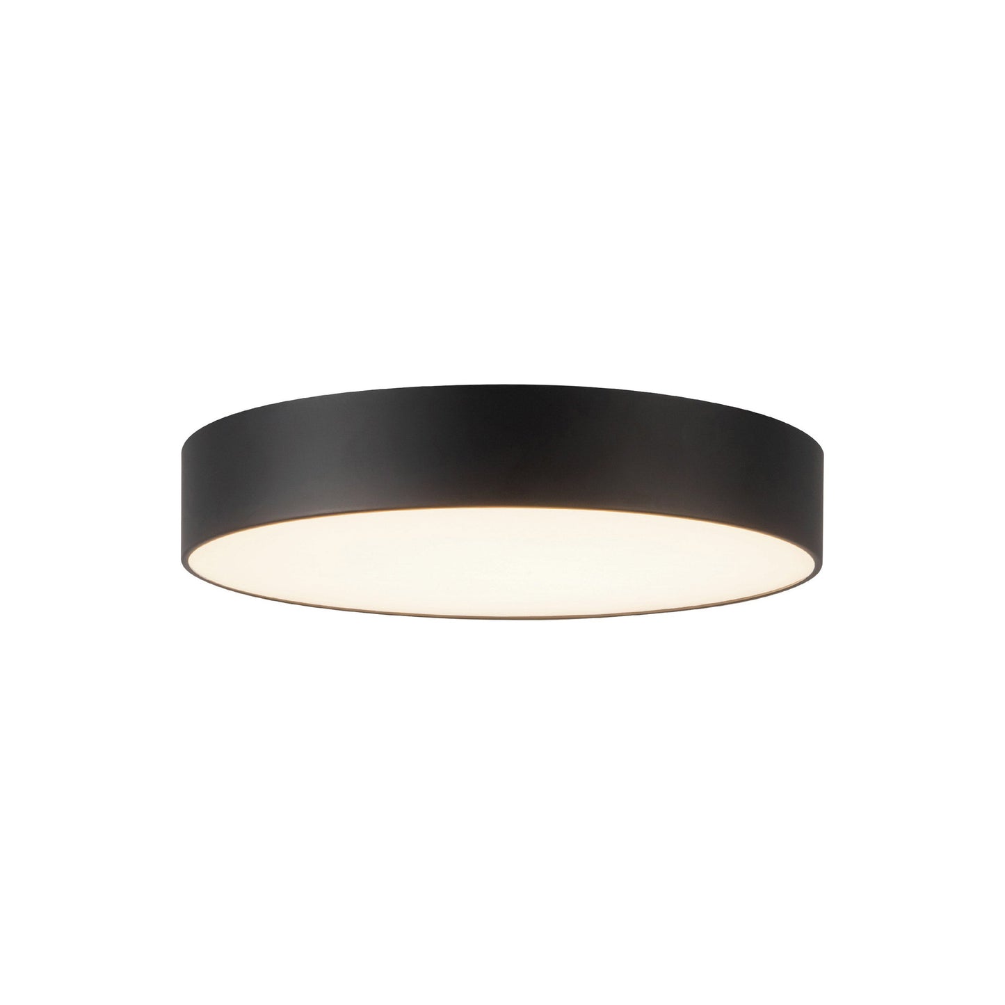 Musa LED Flush Mount Ceiling Light in Black (8.13-Inch).