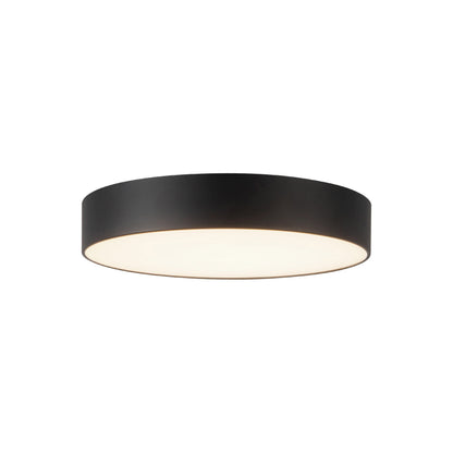 Musa LED Flush Mount Ceiling Light in Black (8.13-Inch).