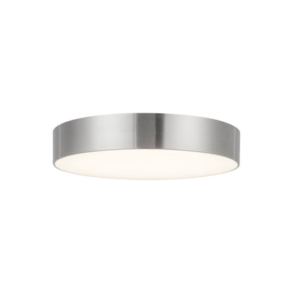 Musa LED Flush Mount Ceiling Light in Brushed Nickel (8.13-Inch).