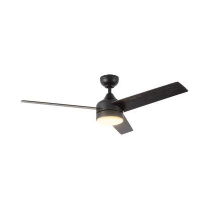 Nash LED Ceiling Fan in Matte Black.